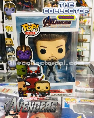 figura de colección de tony stark pop colombia