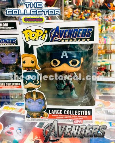 figura de colección de capitan america pop colombia